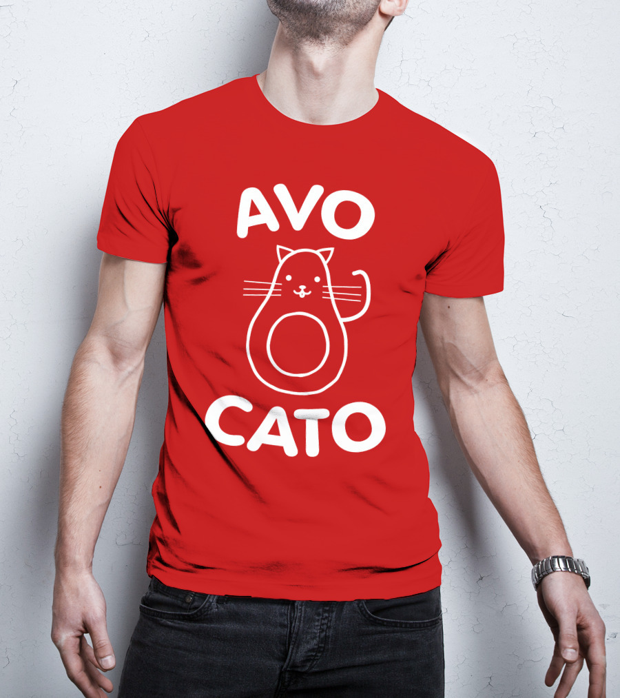 AVO CATO Cat Avocado Pun T-Shirt