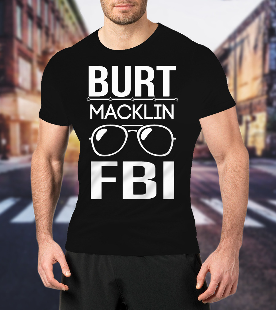 Burt Macklin FBI Sunglasses Stars T-Shirt