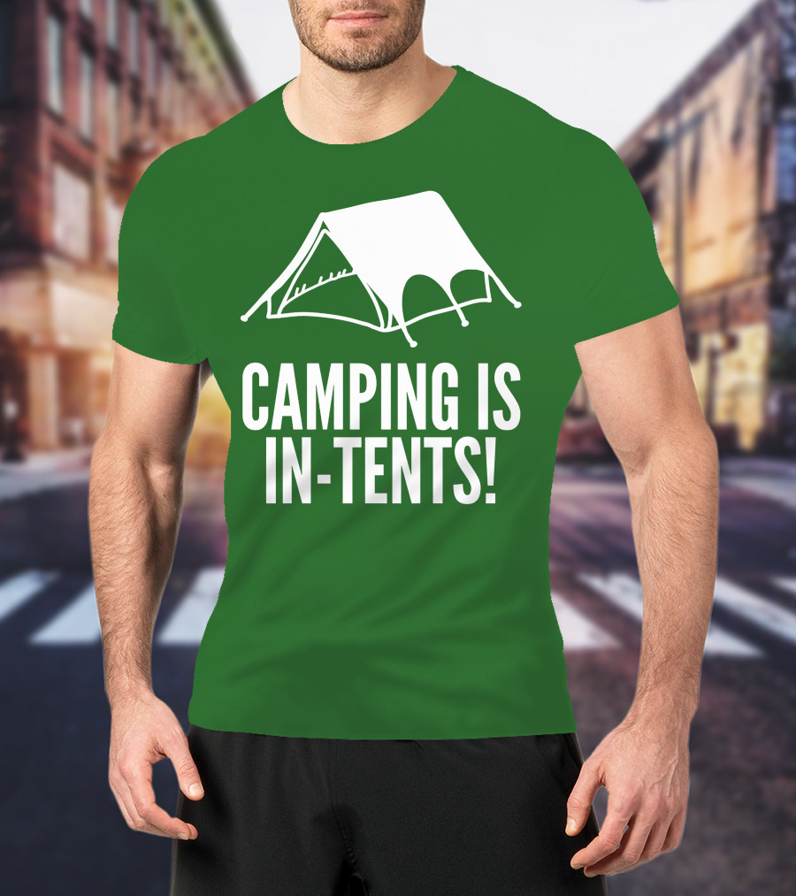 Camping Is In-Tents Camping Tent Image T-Shirt