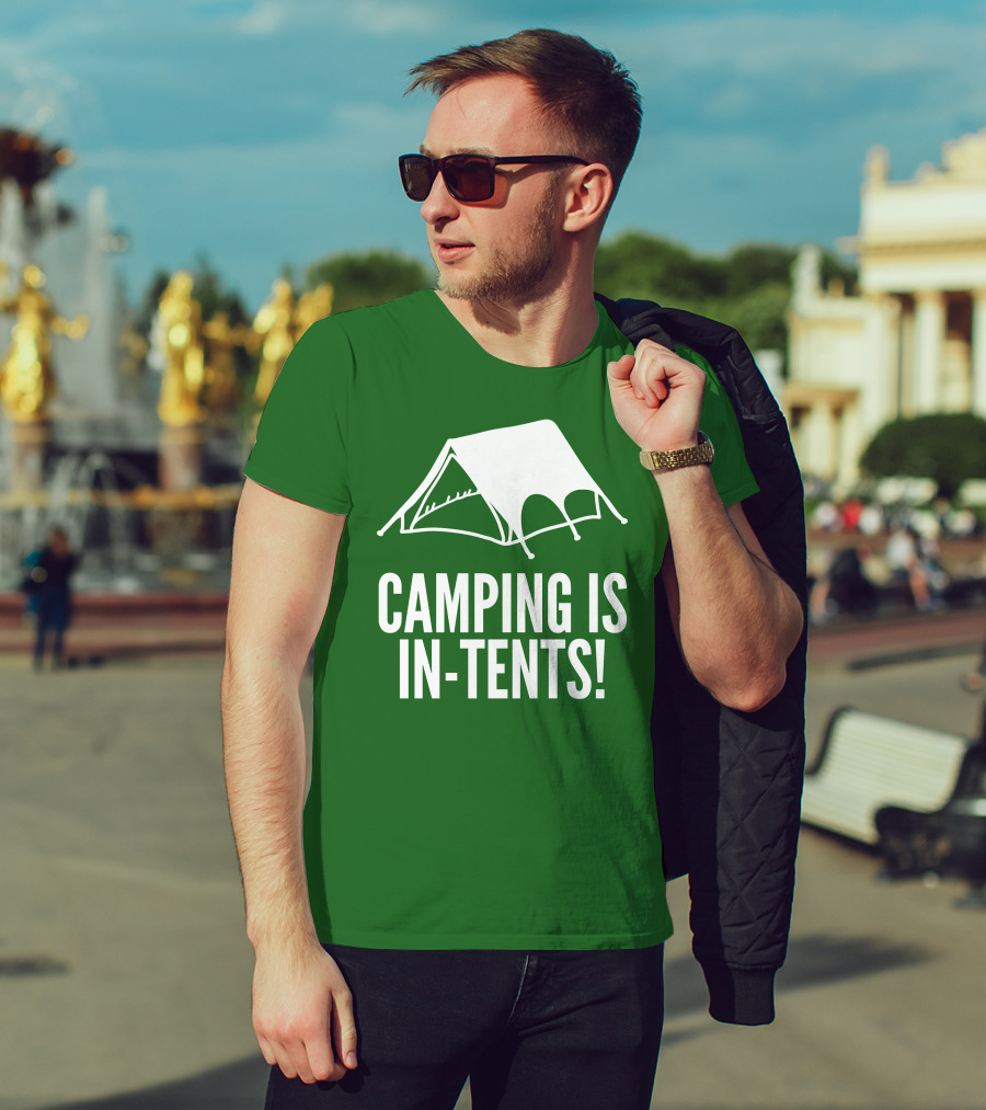 Camping Is In-Tents Camping Tent Image T-Shirt