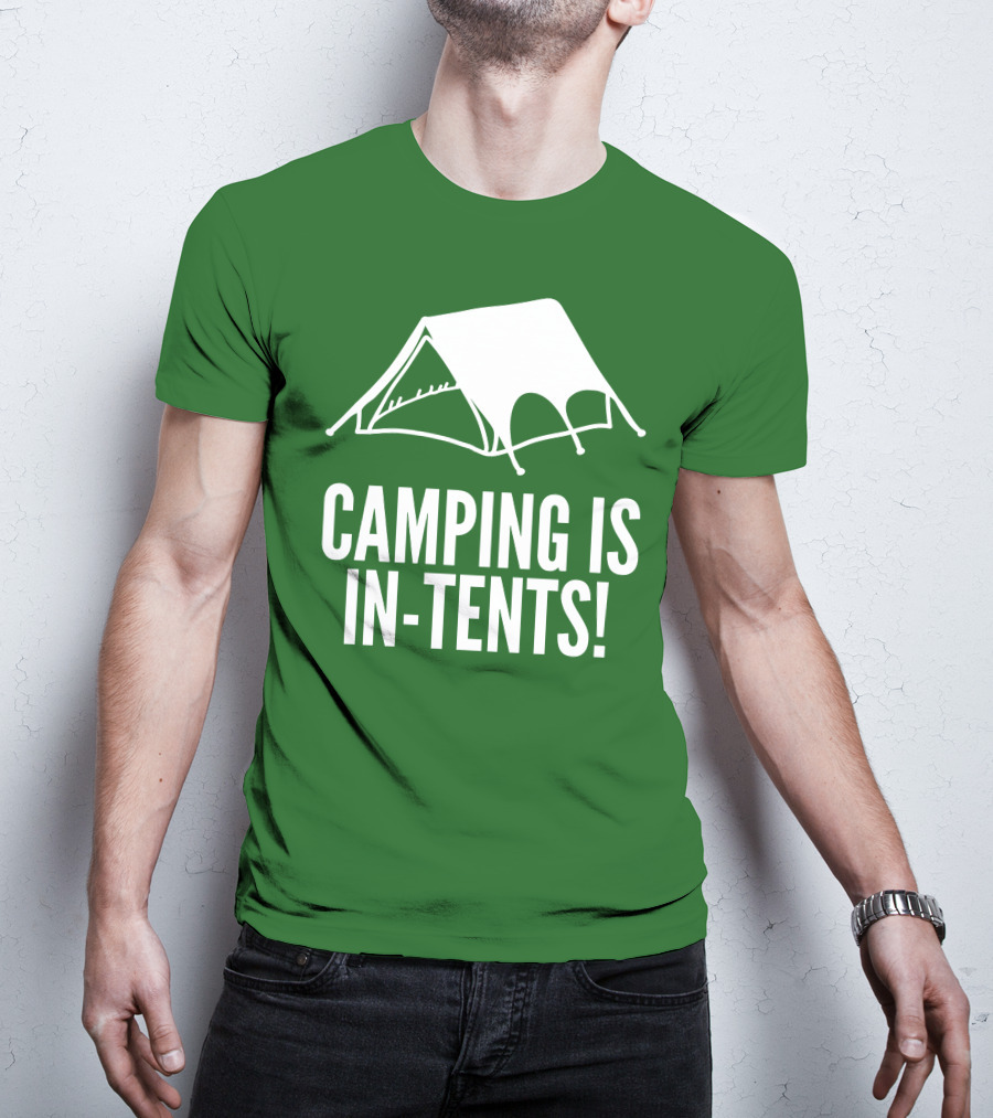 Camping Is In-Tents Camping Tent Image T-Shirt
