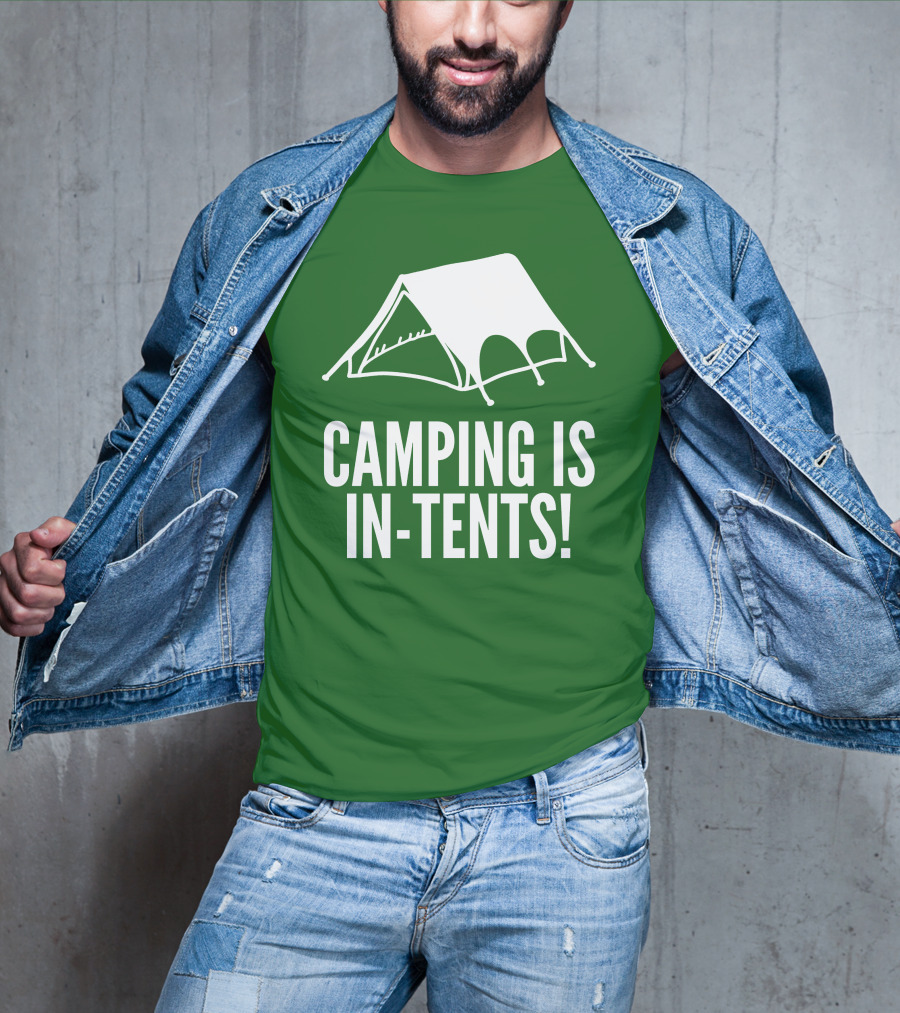 Camping Is In-Tents Camping Tent Image T-Shirt