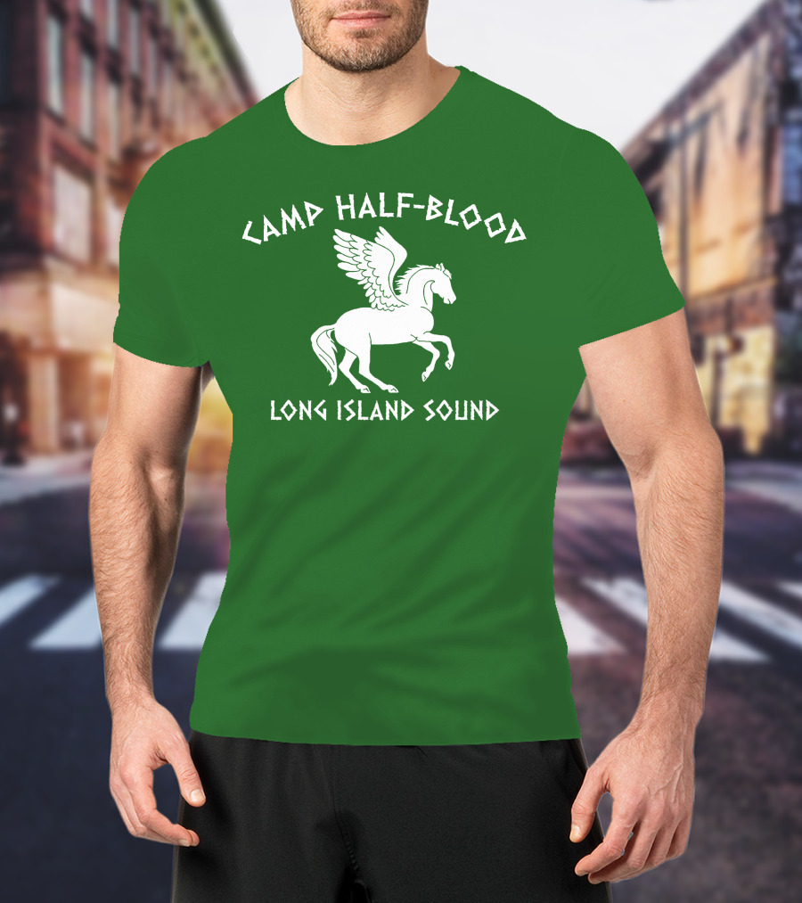 Camp Half Blood Pegasus Long Island Sound T-Shirt