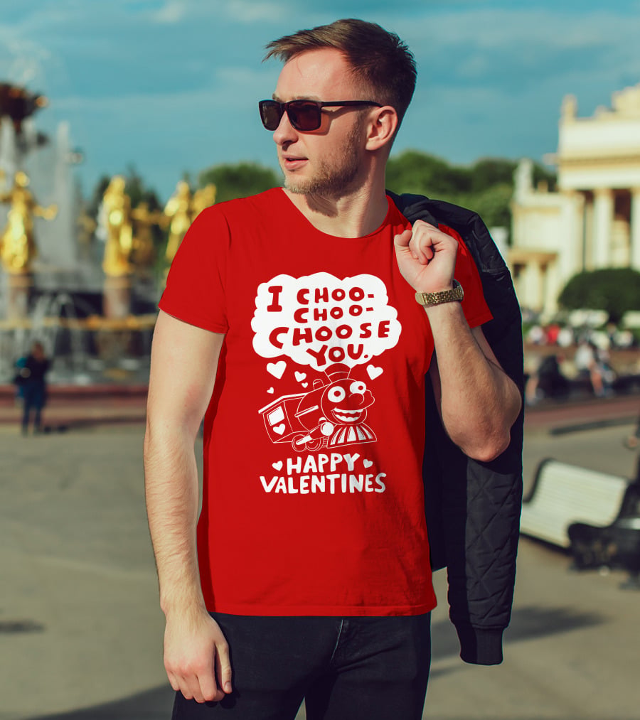 I Choo Choo Choose You Happy Valentines T-Shirt