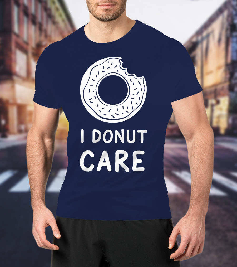 I Donut Care Donut With A Bite T-Shirt