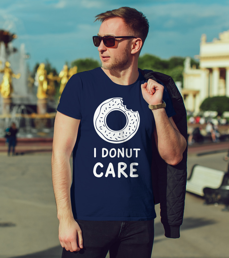 I Donut Care Donut With A Bite T-Shirt