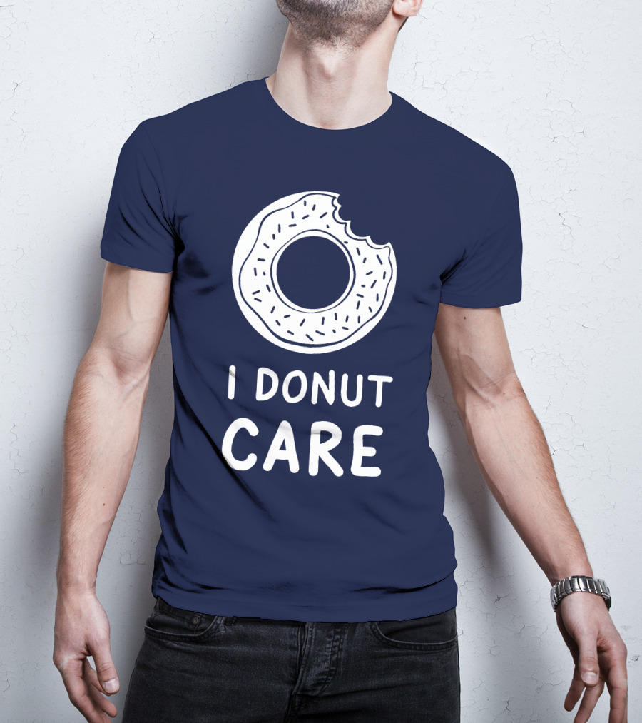 I Donut Care Donut With A Bite T-Shirt