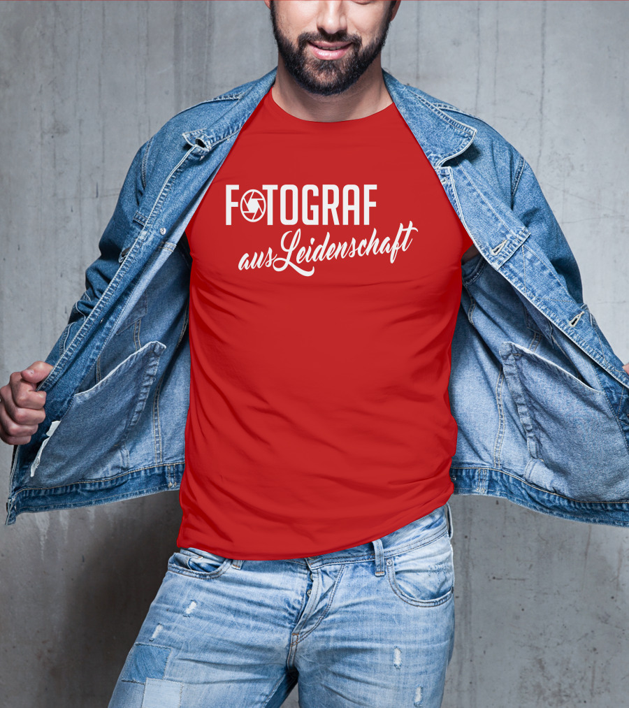 Fotograf Aus Leidenschaft Camera Lens Icon T-Shirt
