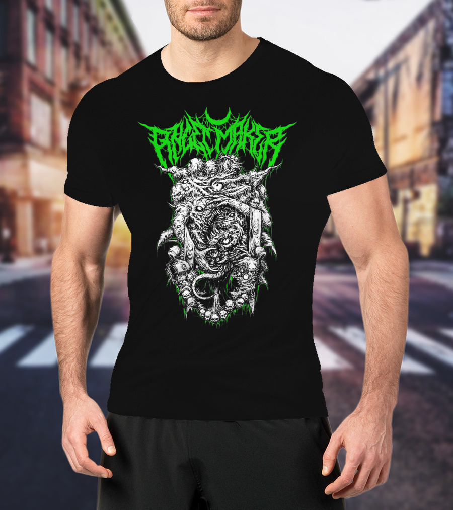 Angelmaker Death Metal Horror Skull T-Shirt