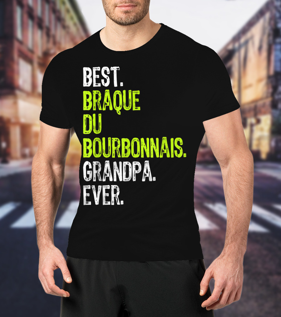Best Braque Du Bourbonnais Grandpa Ever T-Shirt