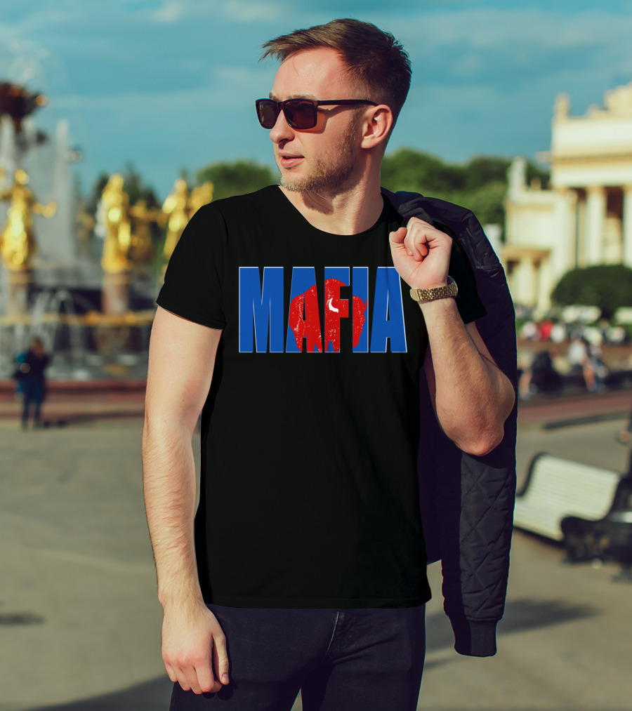 Buffalo Bills Mafia Fan Football Red Blue T-Shirt