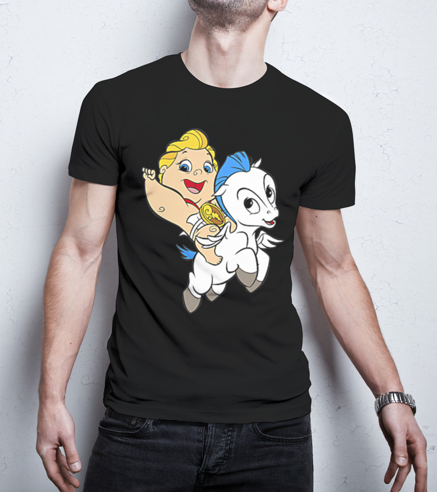Disney Baby Hercules Riding Pegasus Iconic Image T-Shirt