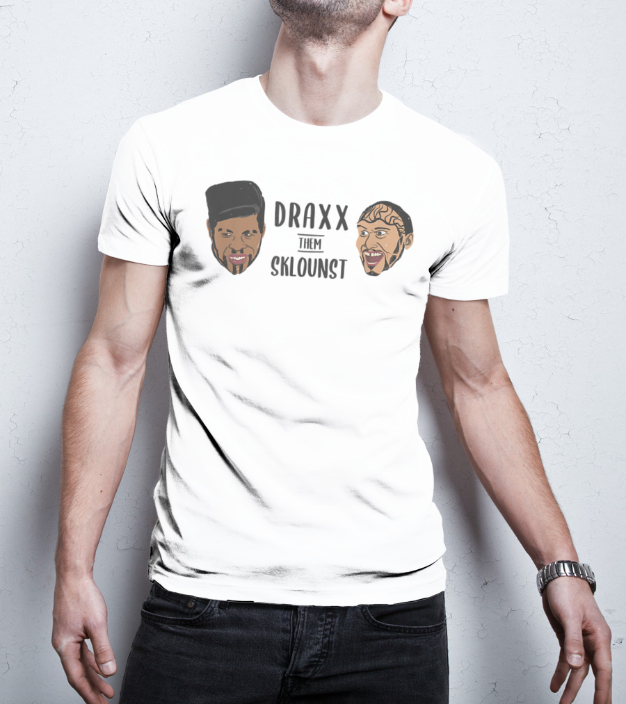 Draxx Them Sklounst Illustrated Faces T-Shirt