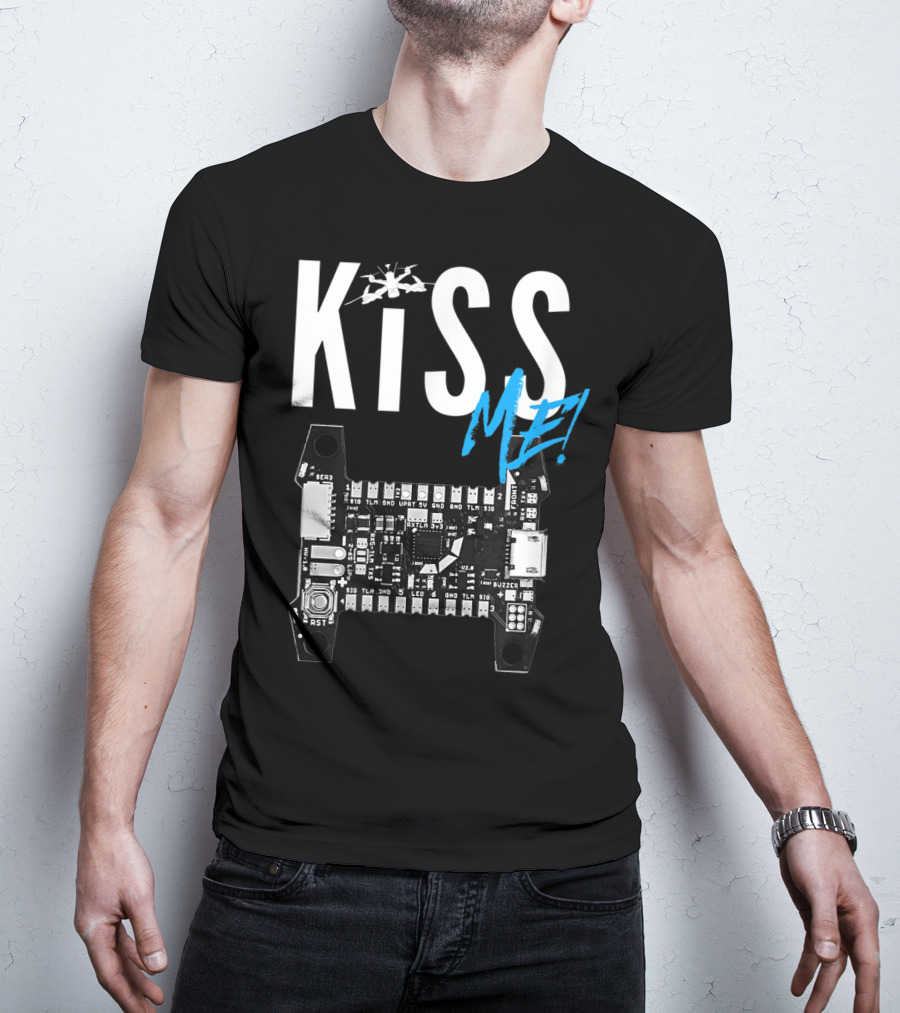 Kiss Me FPV Drone Flight Controller Circuit Board T-Shirt