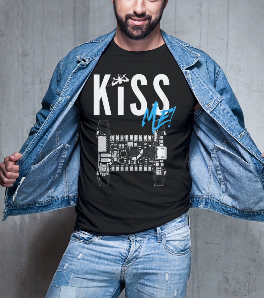 Kiss Me FPV Drone Flight Controller Circuit Board T-Shirt