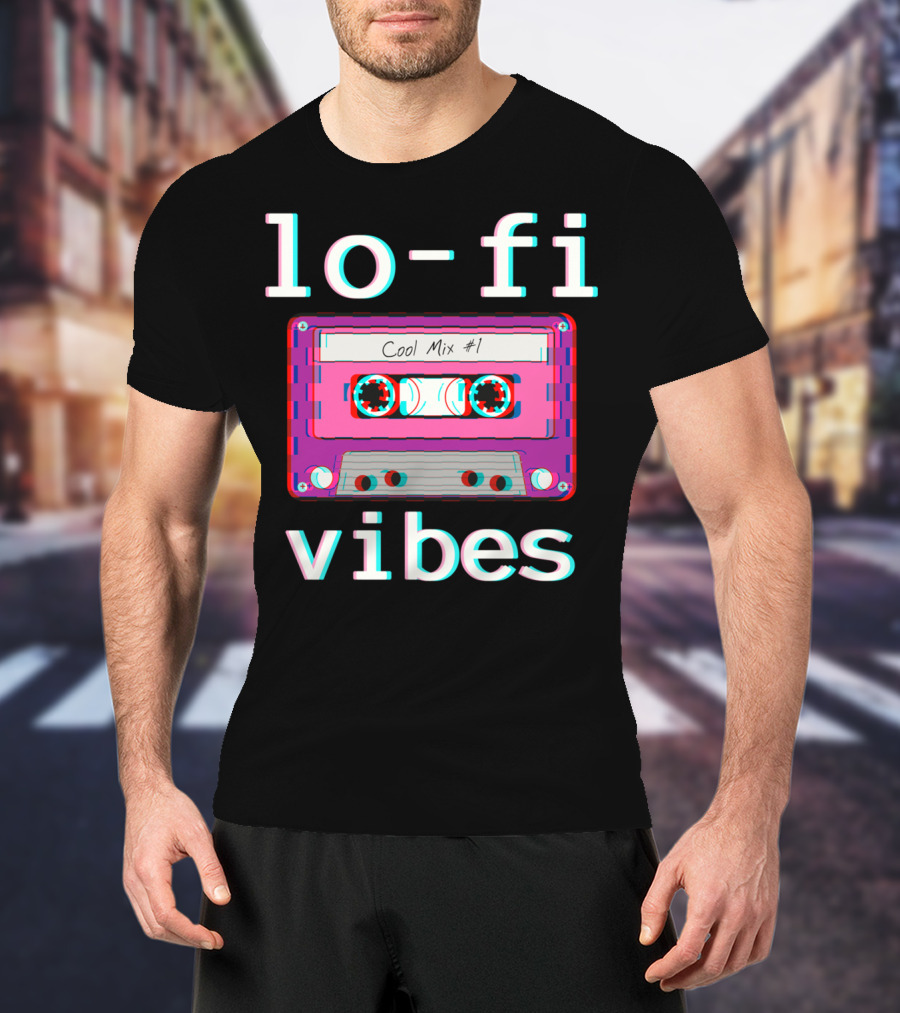 Lo-Fi Vibes Cool Mix #1 Tape Aesthetic T-Shirt