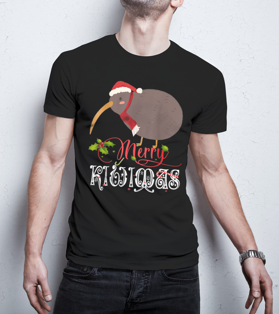 Merry Kiwi Christmas Family Matching T-Shirt