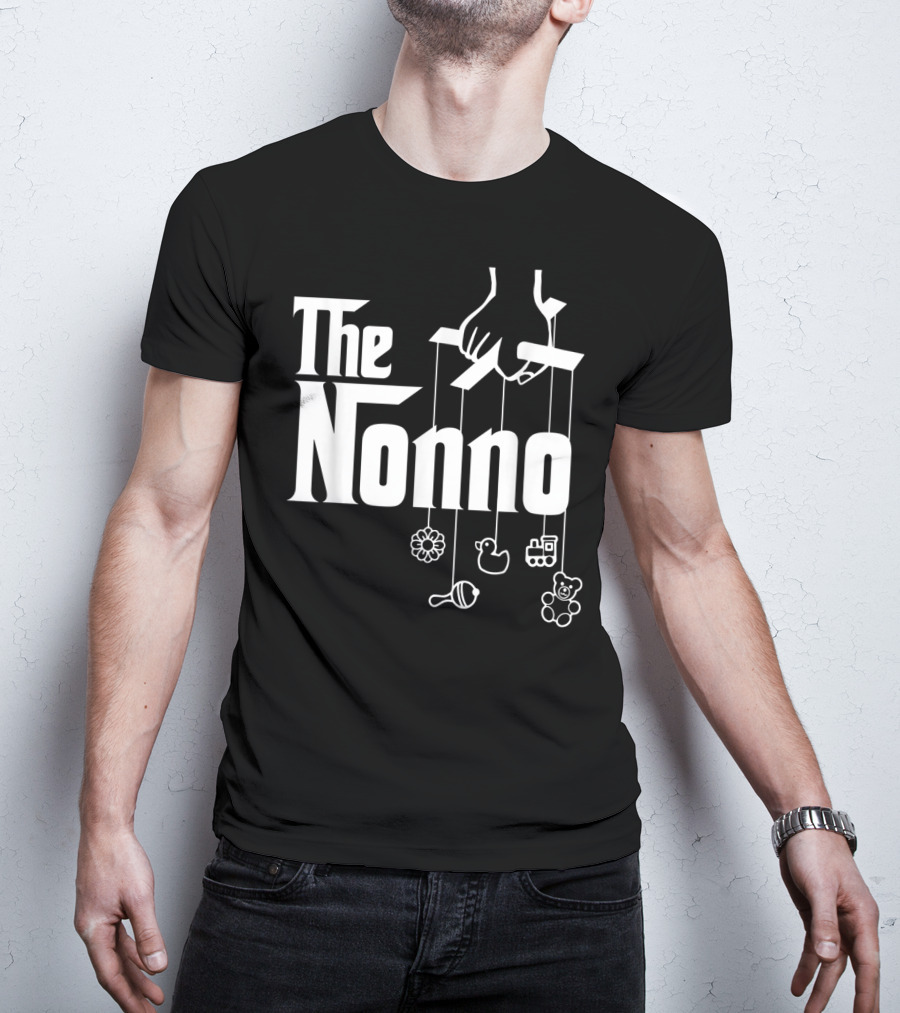 The Nonno Italian Grandpa Puppet Toys Baby Shower T-Shirt