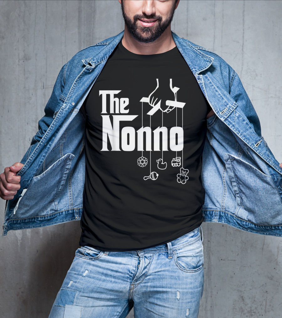 The Nonno Italian Grandpa Puppet Toys Baby Shower T-Shirt