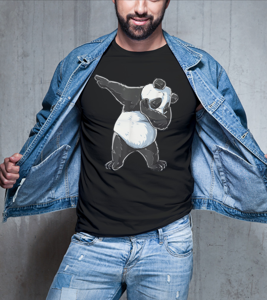 Panda Costume Dabbing Panda Dabbing Dance Pose T-Shirt