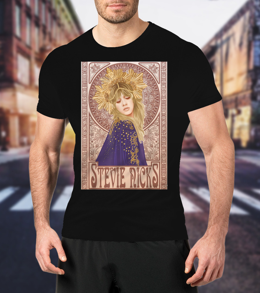 Stevie Nicks Retro Art Nouveau T-Shirt