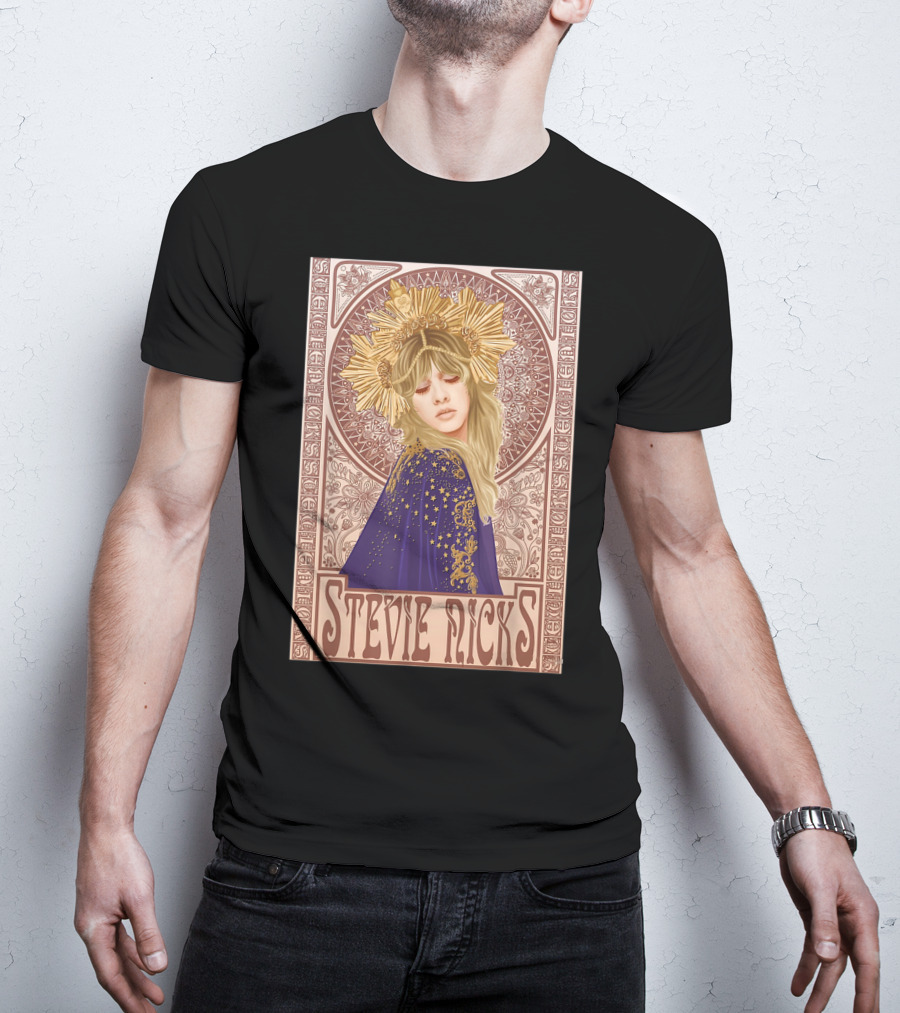 Stevie Nicks Retro Art Nouveau T-Shirt