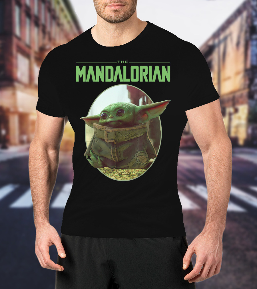 The Mandalorian The Child Star Wars Circle T-Shirt