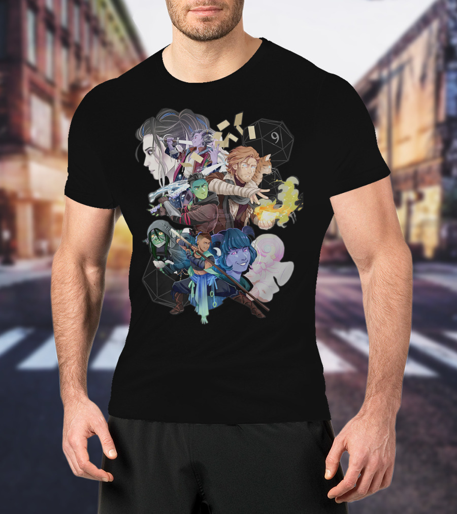 Critical Role The Mighty Nein Fantasy Characters Dungeons And Dragons T-Shirt