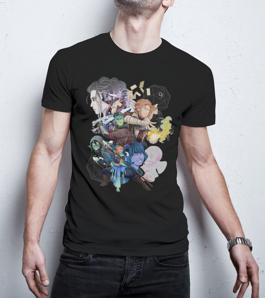 Critical Role The Mighty Nein Fantasy Characters Dungeons And Dragons T-Shirt