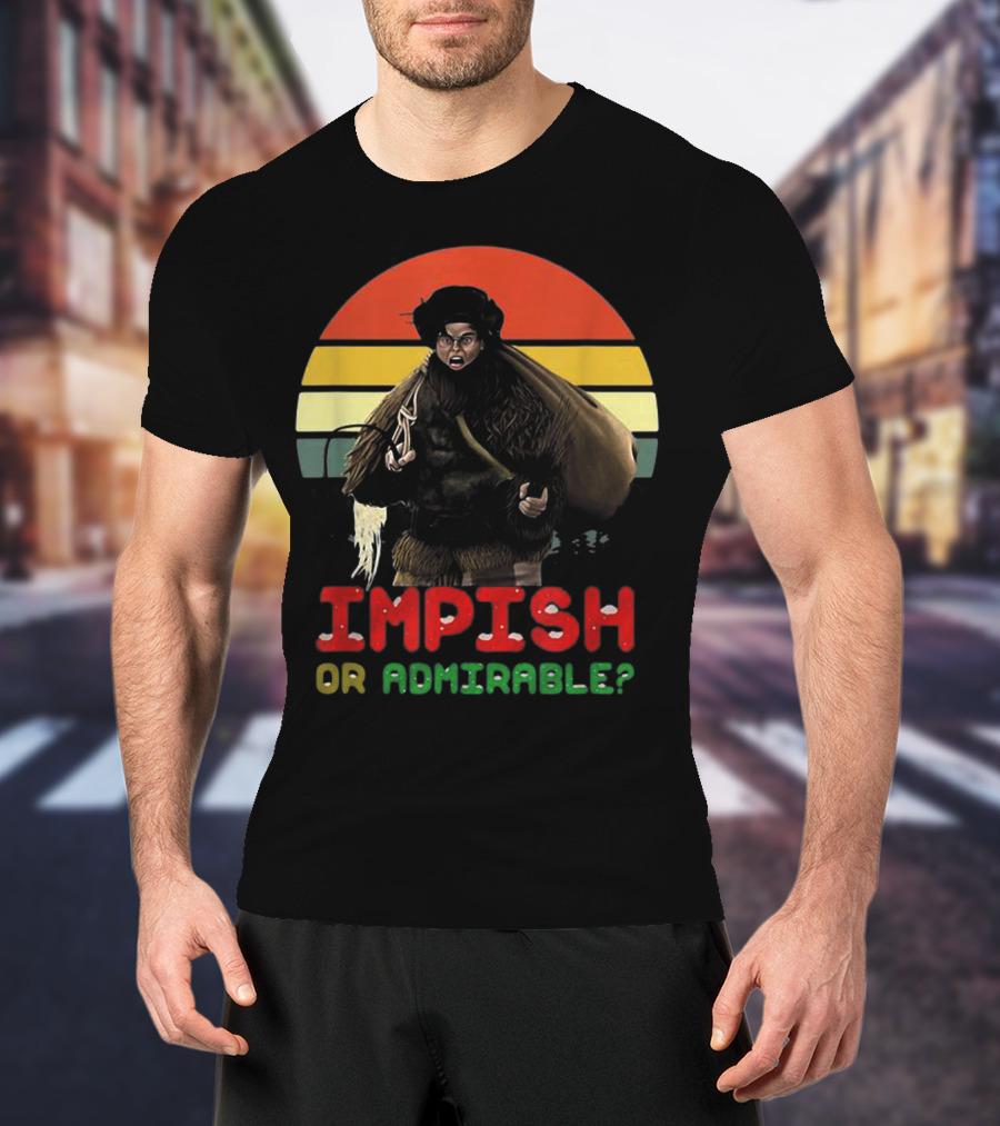 Impish Or Admirable Vintage Retro Sunset T-Shirt