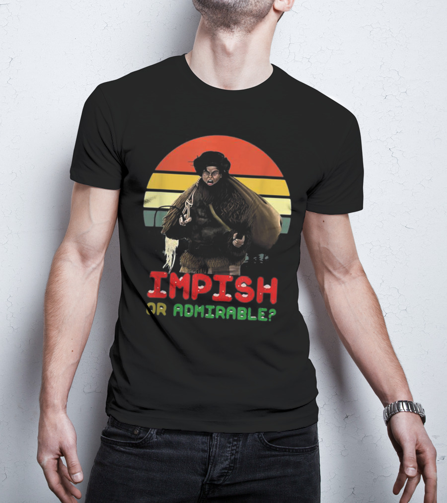 Impish Or Admirable Vintage Retro Sunset T-Shirt