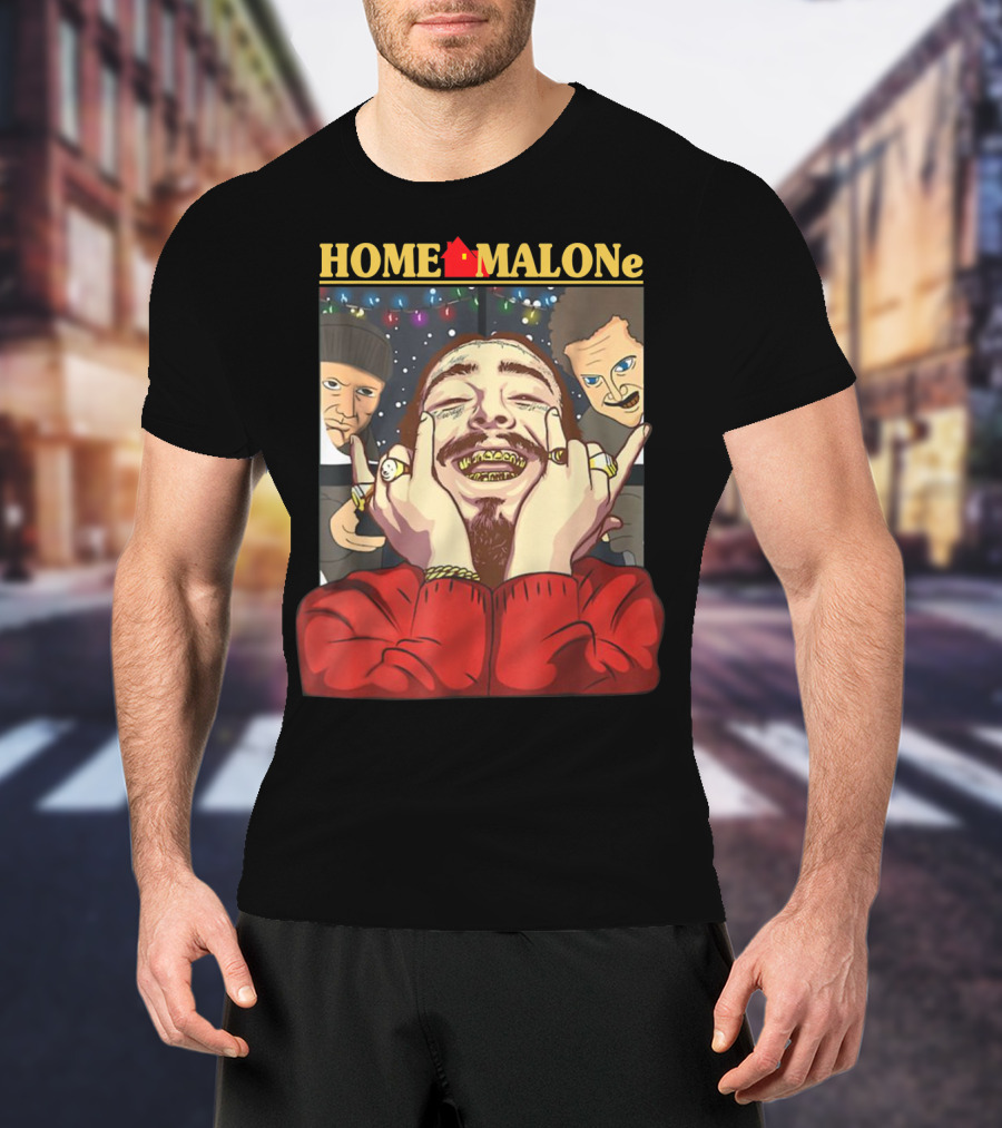 HOME MALONe Vintagehomemalone Christmas Winter T-Shirt