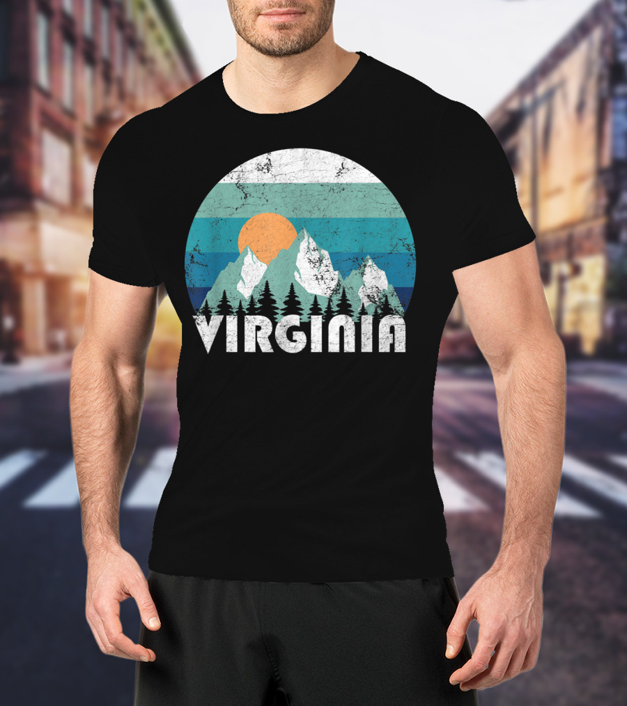 Virginia Mountains Sunset T-Shirt