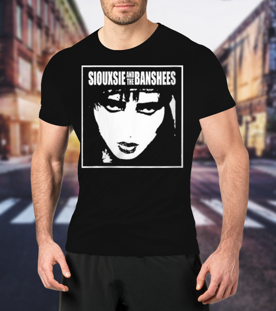 Siouxsie And The Banshees Siouxsie Monochrome Face T-Shirt