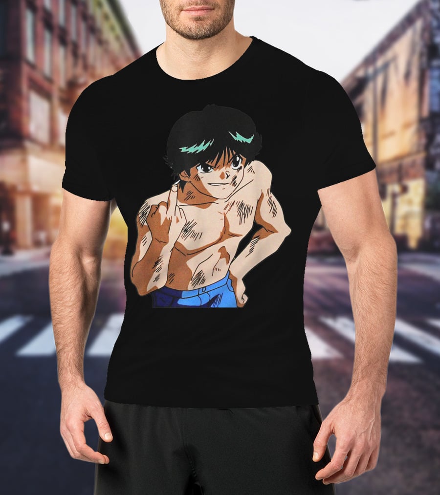 Yusuke Urameshi From Yuyu Hakusho Anime Classics T-Shirt