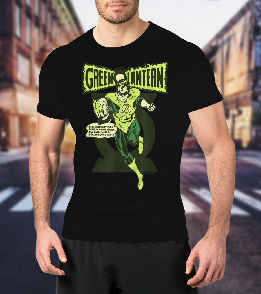 In Brightest Day In Blackest Night Green Lantern Oath T-Shirt