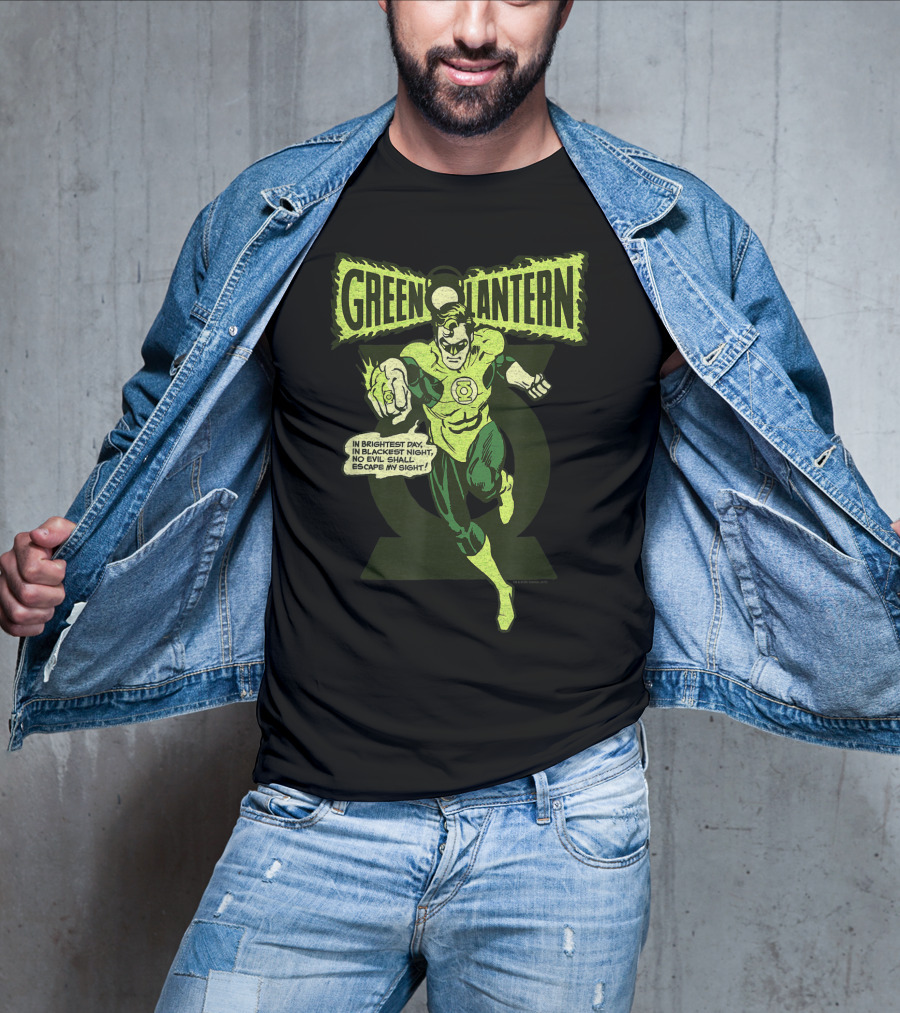 In Brightest Day In Blackest Night Green Lantern Oath T-Shirt