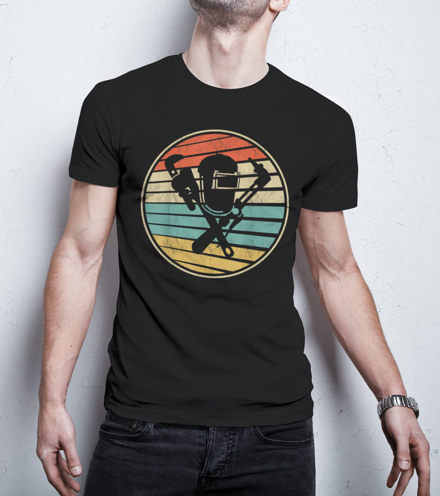 Cool Vintage Welding Helmet Wrench Torch Retro 70S 80S T-Shirt