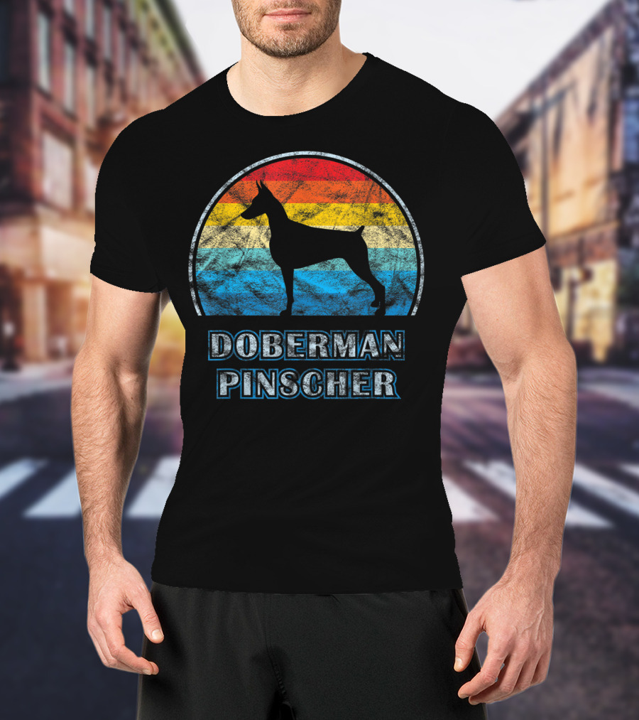 Doberman Pinscher Vintage Retro T-Shirt