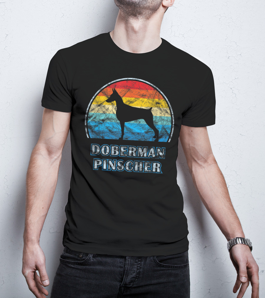 Doberman Pinscher Vintage Retro T-Shirt