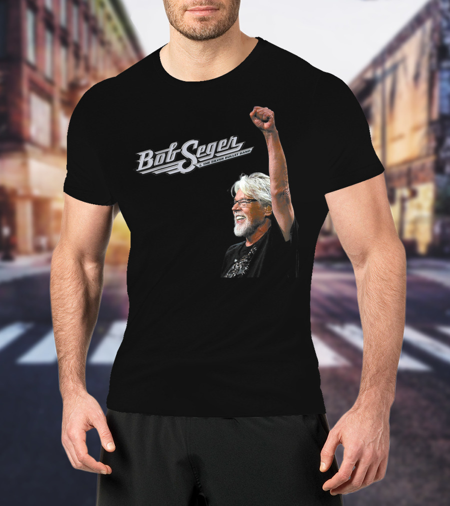 Bob Seger And The Silver Bullet Band Raised Arm T-Shirt