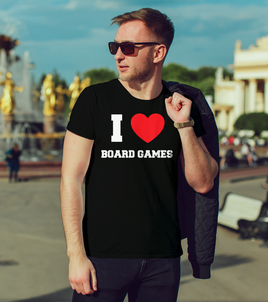 I Heart Board Games T-Shirt