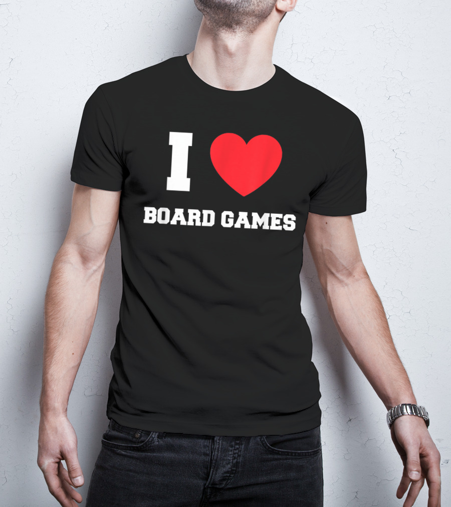 I Heart Board Games T-Shirt