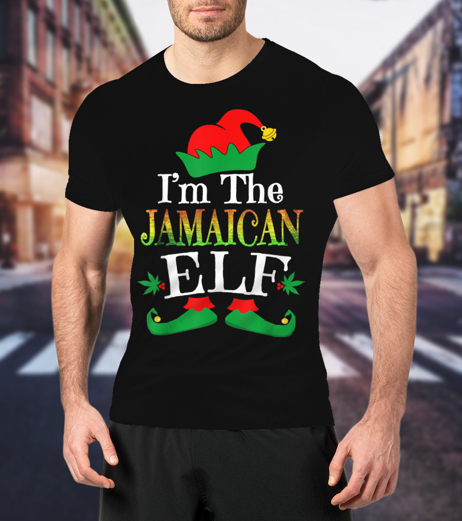 I'm The Jamaican Elf Weed Humor T-Shirt