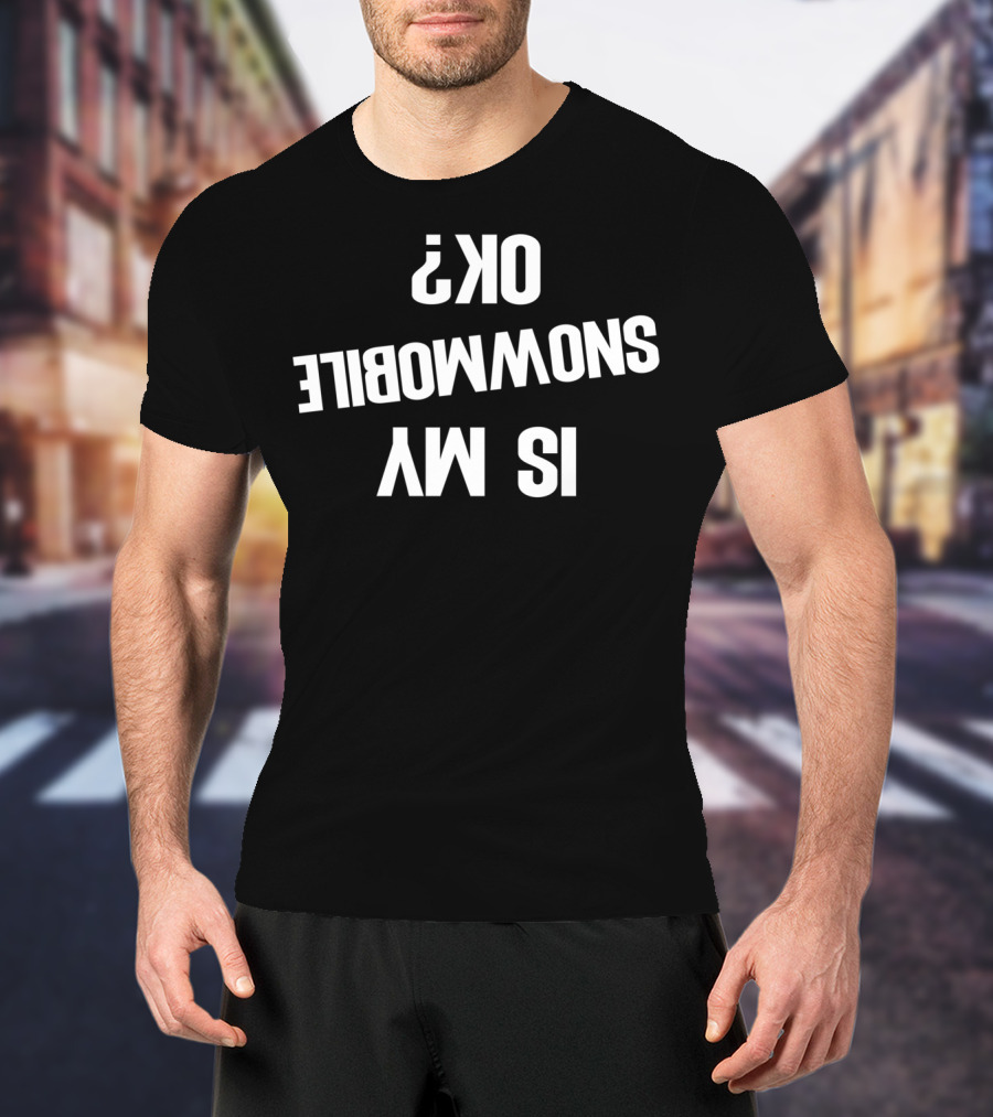 Is My Snowmobile Ok Snowmobile Motor Funny T-Shirt