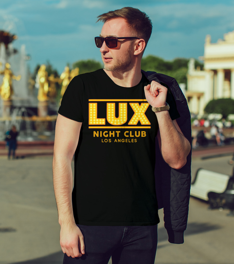 Lux Night Club Los Angeles Morningstar Funny Geek T-Shirt