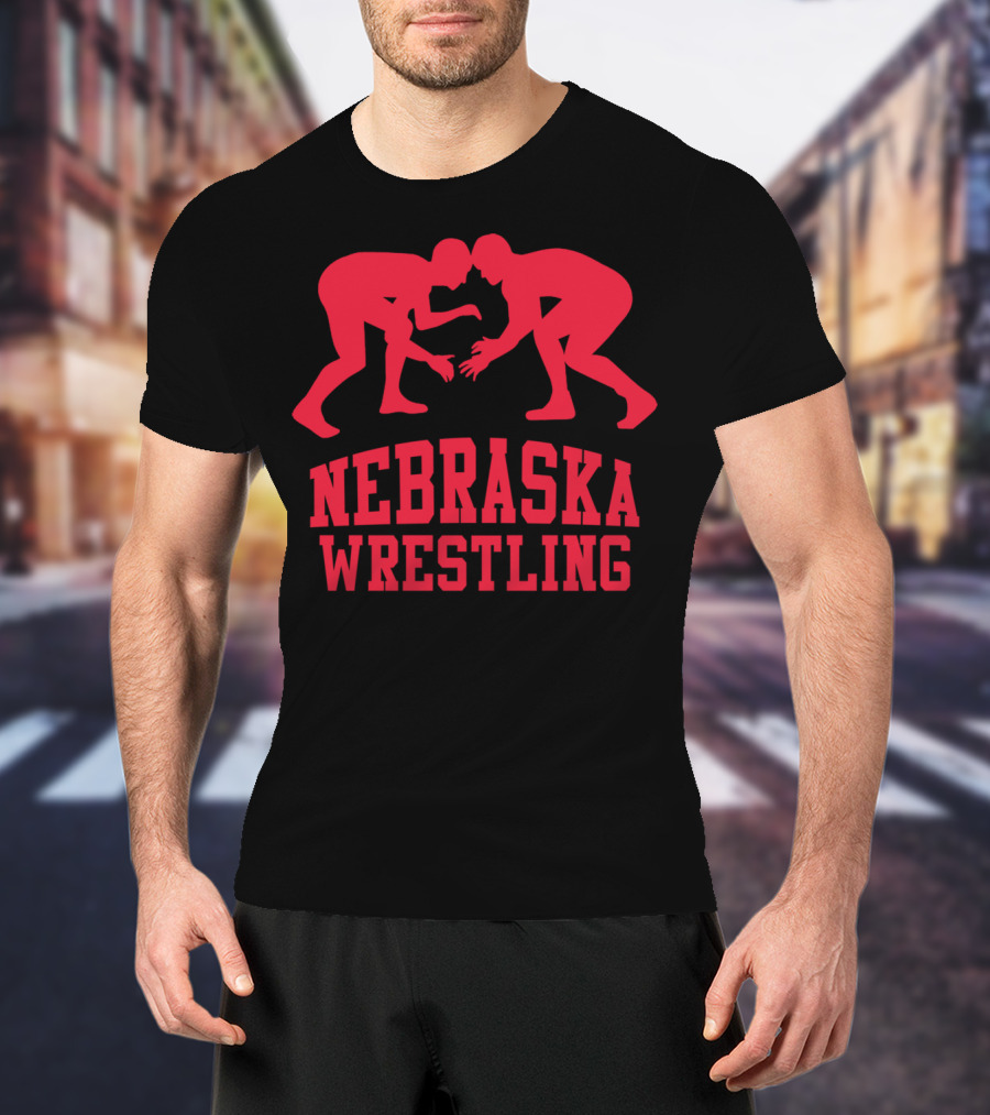 Nebraska Wrestling Red Grapplers T-Shirt