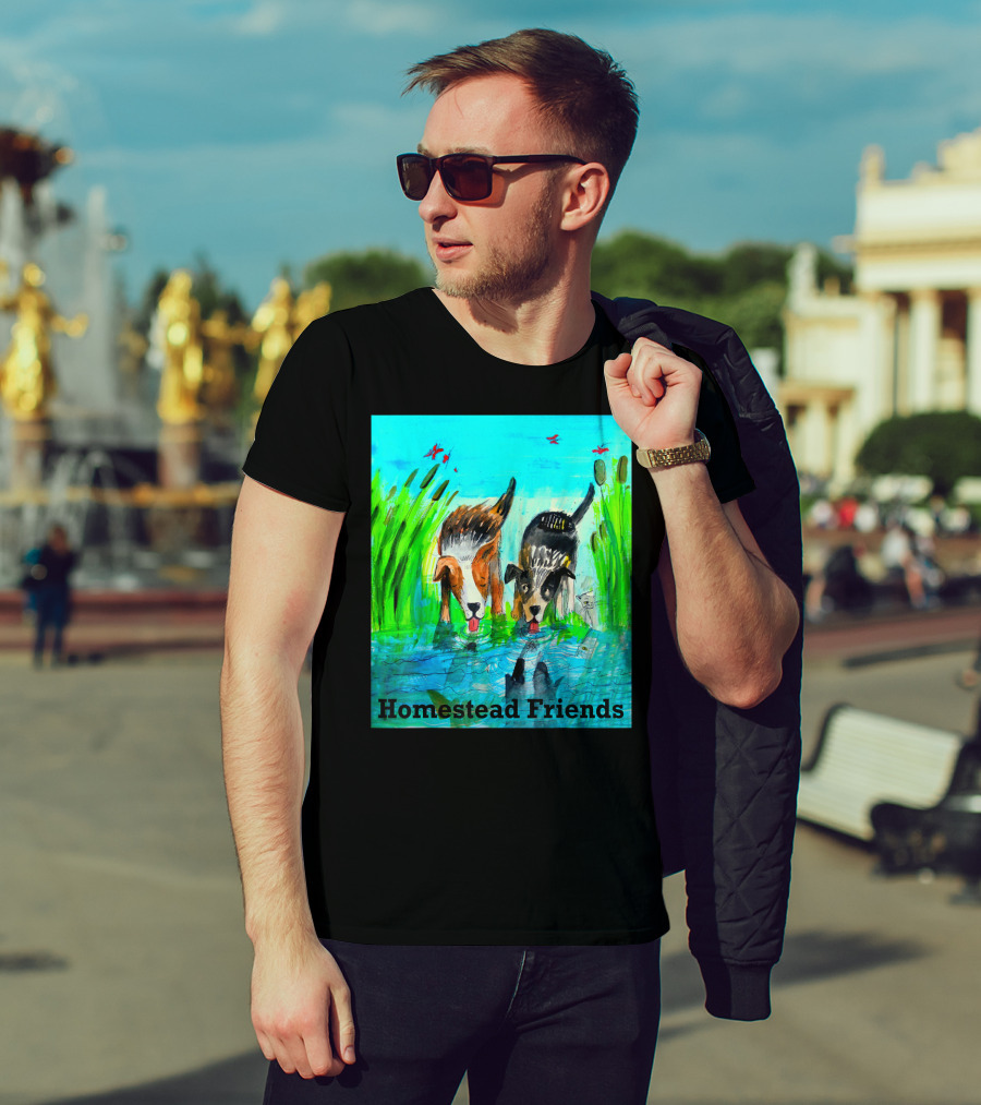 Homestead Friends Adorable Animals On The Homestead T-Shirt