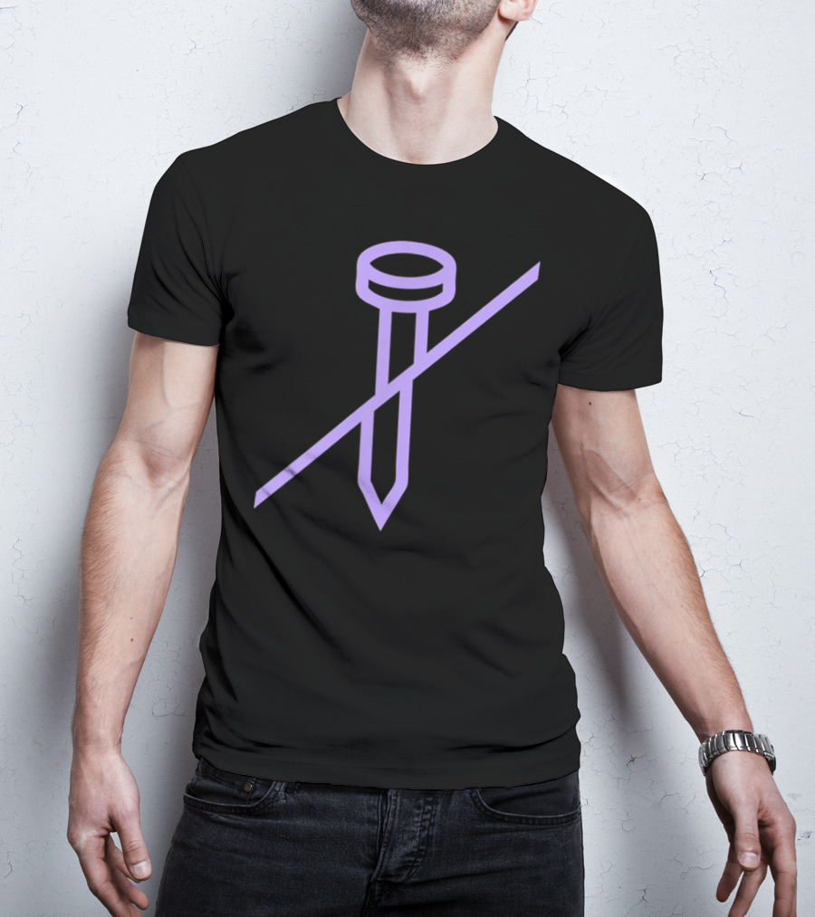 Atolye Civi Purple Nail T-Shirt