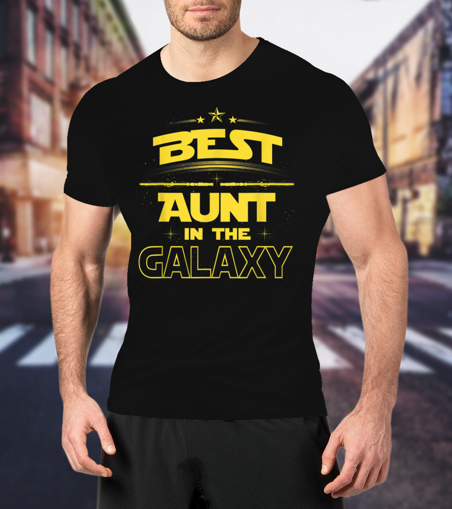 Best Aunt In The Galaxy Star Wars Inspired Mother's Day Gift T-Shirt